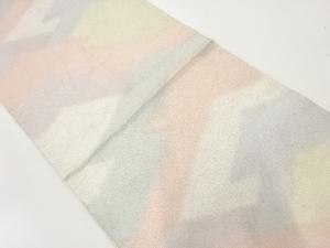 アンティーク　松皮菱模様織出し全通袋帯（材料）